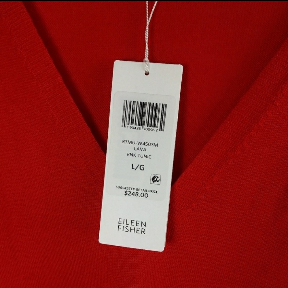 New Women's Large Eileen Fisher Oversized Sweater - Picture 2 of 7